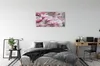 Glasbilder 140x70 Wandkunst Baum Blumen Produktbild-Vorschau 3