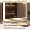 COSTWAY Podświetlane lusterko kosmetyczne LED, lusterko Podgląd zdjęcia produktu 4