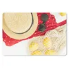 MuchoWow® Mauspad Mousepad Sommer - Sonnenbrille - Hut Produktbild-Vorschau 1