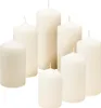 KERZENSET 7-fach sortiert Pillar Candle Stompkaars  Weiß | Produktbild-Vorschau 7