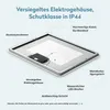 doporro Design LED-Spiegel Wandspiegel 100x80cm Produktbild-Vorschau 7