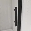 B.80cmxH.185cm Schwarz Nischentür Falttür Pendeltür Produktbild-Vorschau 4