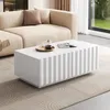 Stolik kawowy Merax z falistym wzorem, stolik do salonu z 2 Podgląd zdjęcia produktu 4
