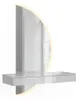 Schminktisch Vicco Sherry Weiß Hochglanz 100 cm mit LED - Produktbild-Vorschau 1