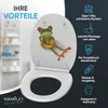 SANILO® WC-Sitz mit Absenkautomatik und Schnellverschluss Produktbild-Vorschau 3