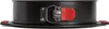 A side view of a black springform cake pan with a red handle and silver latch. Produktbild-Vorschau