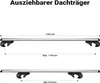 Wiltec Dachträger Universal 120 cm, Dachgepäckträger bis 90 Produktbild-Vorschau 3