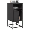 vidaXL Nachttisch Schwarz 36x39x78 cm Stahl Produktbild-Vorschau 5
