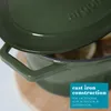 Flache Gusseisen-Auflaufform – 2,3 l – Grün Produktbild-Vorschau 2