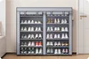 Massido MS-805 Textilschuhschrank Graphit Produktbild-Vorschau 2