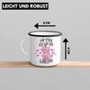 Trendation - Einhorn Emaille Tasse Lustiger Spruch Frauen Produktbild-Vorschau 4