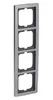 Busch-Jaeger 1724-80 Wandplatte/Schalterabdeckung Chrom Anteprima dell’immagine prodotto 5