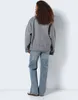 NOISY MAY Jacke Oversize hoher Kragen lange überschnittene Produktbild-Vorschau 3