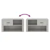 The Living Store Schuhschrank Betongrau 80x35x45 cm Produktbild-Vorschau 7