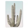 MuchoWow® Mauspad Mousepad Kaktus - Grün - Natur - Blau Produktbild-Vorschau 1