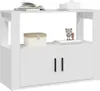 vidaXL Příborník bílý 80x30x60 cm Materiál dřeva Náhled obrázku produktu 4