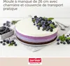 Zenker Moule à charnière Ø 26 cm avec couvercle PURE, moule Voir les images du produit 4