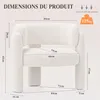 COLAMY Minimalistische designfauteuil – Verfraai uw moderne Productafbeelding-voorbeeld 8