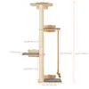 A diagram showing the dimensions of a cat tree. Náhľad obrázku produktu