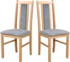 Chaise de salle à manger, bois de chêne massif Chaise Voir les images du produit 1