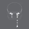 Sedile WC in MDF Coperchio Cerniere in metallo WC Sedile WC Anteprima dell’immagine prodotto 6