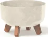 nabbi Pot en plastique sur pieds DGRL240LE 23,5 cm - crème Voir les images du produit 1