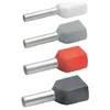 Klauke 87412 Zwillings-Aderendhülse isol. 2x4qmm grau Produktbild-Vorschau 2