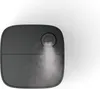 Top-down view of a black humidifier emitting mist. Náhľad obrázku produktu
