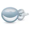 NUK MommyFeel Schnuller Silikon Blau Gr.1 – Sanft & Produktbild-Vorschau 9