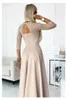Numoco dames feestjurk Amber, beige, maat XL Productafbeelding-voorbeeld 13