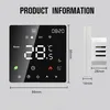 4X Smart WiFi Thermostat, Stimme, Tuya-App, programmierbare Produktbild-Vorschau 13