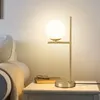 ZMH lampka nocna złota nowoczesna lampa stołowa 1 płomienna Podgląd zdjęcia produktu 1