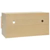 vidaXL Nid de poule 3 compartiments 72 x 33 x 38 cm Pin Voir les images du produit 16