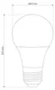 MARI LED Sensor E27 Bewegungsmelder Glühbirne 8,5W 3000K Produktbild-Vorschau 5