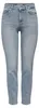 SOLO ONLINE: Pantaloni elasticizzati, modello HW, in denim, Anteprima dell’immagine prodotto 1