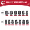 15tlg Bolzen Ausdreher Set 3/8" 8-19 mm / 1/4"-3/4" Produktbild-Vorschau 2