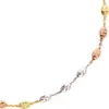 Damen Collier echt Gold 375 (9 kt) in tricolor Produktbild-Vorschau 2