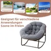 LVHOM Sedia a dondolo da giardino con cuscino imbottito, Anteprima dell’immagine prodotto 7