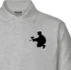 Huuraa Damen Polo Shirt Paintball Silhouette XXL Sport Grey Produktbild-Vorschau 2