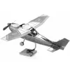 A metal model airplane on a stand. Produktbild-Vorschau