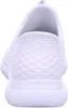The back view of a white slip-on shoe. Produktbild-Vorschau