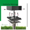 Novatool 1x Steckdosensäule 3-fach außen Braun Edelstahl Produktbild-Vorschau 6