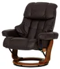 home24 Relaxsessel mit Hocker - Echtleder / Kunstleder Produktbild-Vorschau 6