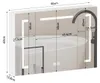 90cm Stylischer LED-Spiegelschrank, Wanderschrank – Produktbild-Vorschau 10