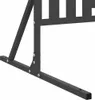 vidaXL Sichtschutz 100 x 50 x 180 cm Stahl Schwarz Produktbild-Vorschau 7