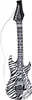 Aufblasbare Luftgitarre Zebra 105 cm Produktbild-Vorschau 1