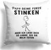 22Feels Papa Geschenk Vater Kissen Deine Fürze Stinken Produktbild-Vorschau 1