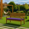 Bankkissen 100×60×7 cm Violett – Sitzkissen für Gartenbank Produktbild-Vorschau 5