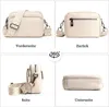 GSenhui Crossbody Bag Dámská kožená taška přes rameno černá Náhled obrázku produktu 2