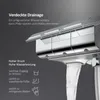 EMKE Duschsystem mit Thermostat, 36x24mm Regenduschkopf, Produktbild-Vorschau 5